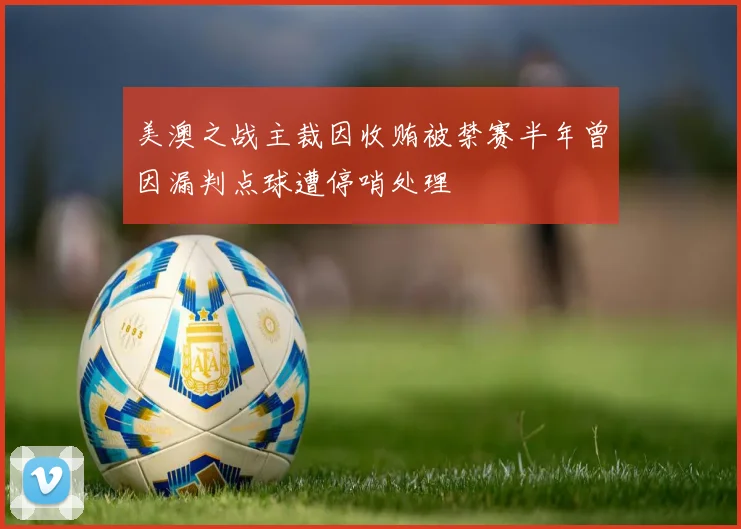 美澳之战主裁因收贿被禁赛半年曾因漏判点球遭停哨处理